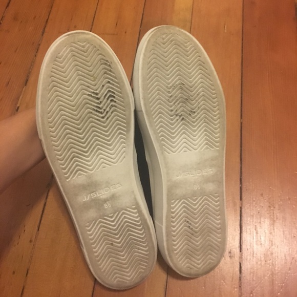 Jslides worn once. Black leather matte and gloss - Picture 4 of 6